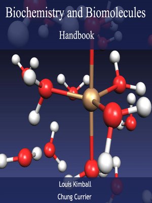 cover image of Biochemistry and Biomolecules Handbook